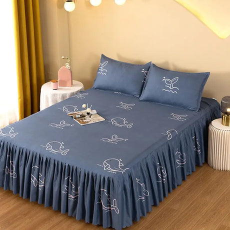 Cotton bedspread - Bedding Set Home Textile Cotton Bedspread Elastic Fitted Mattress Cover