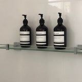 Amber Shampoo Bottles with Pump Dispenser