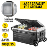 Portable Fridge Freezer - VEVOR 15L 95L Car Refrigerator