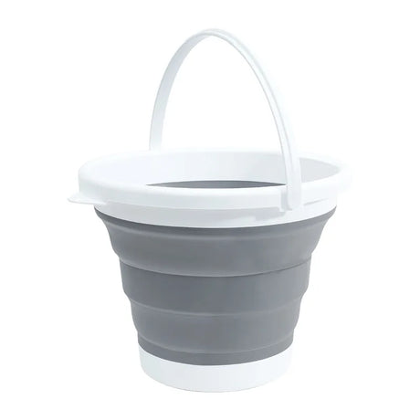 Silicone bucket - 5/10L Silicone Bucket for Fishing Promotion Folding Bucket