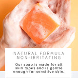 Original Turmeric Soap For Dark Spot - Skin Whitening Facial Body Hand Make Soap Bar 100g