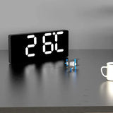 Large Colorful LED Digital Alarm Clock With Date & Temperature