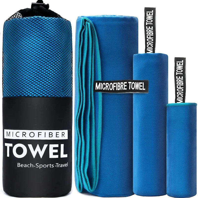 1 PC Sports Microfiber Quick Dry Pocket Towel