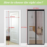 Magnetic Door Curtain Mosquito Net