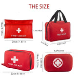 Multi-purpose small/large First Aid Kit: Portable First Aid Kit, including emergency supplies