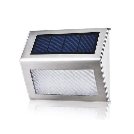 Solar Stainless Steel 3LED Step Light Waterproof