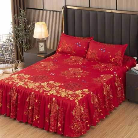 Cotton bedspread - Bedding Set Home Textile Cotton Bedspread Elastic Fitted Mattress Cover