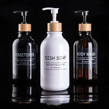 Large Capacity Refillable Shampoo Bottles