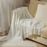 Knitted Throw Nordic Knitted Shawl Sofa Blanket