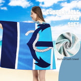 Beach towel - MUTAO Microfiber hairring Printed beach towel