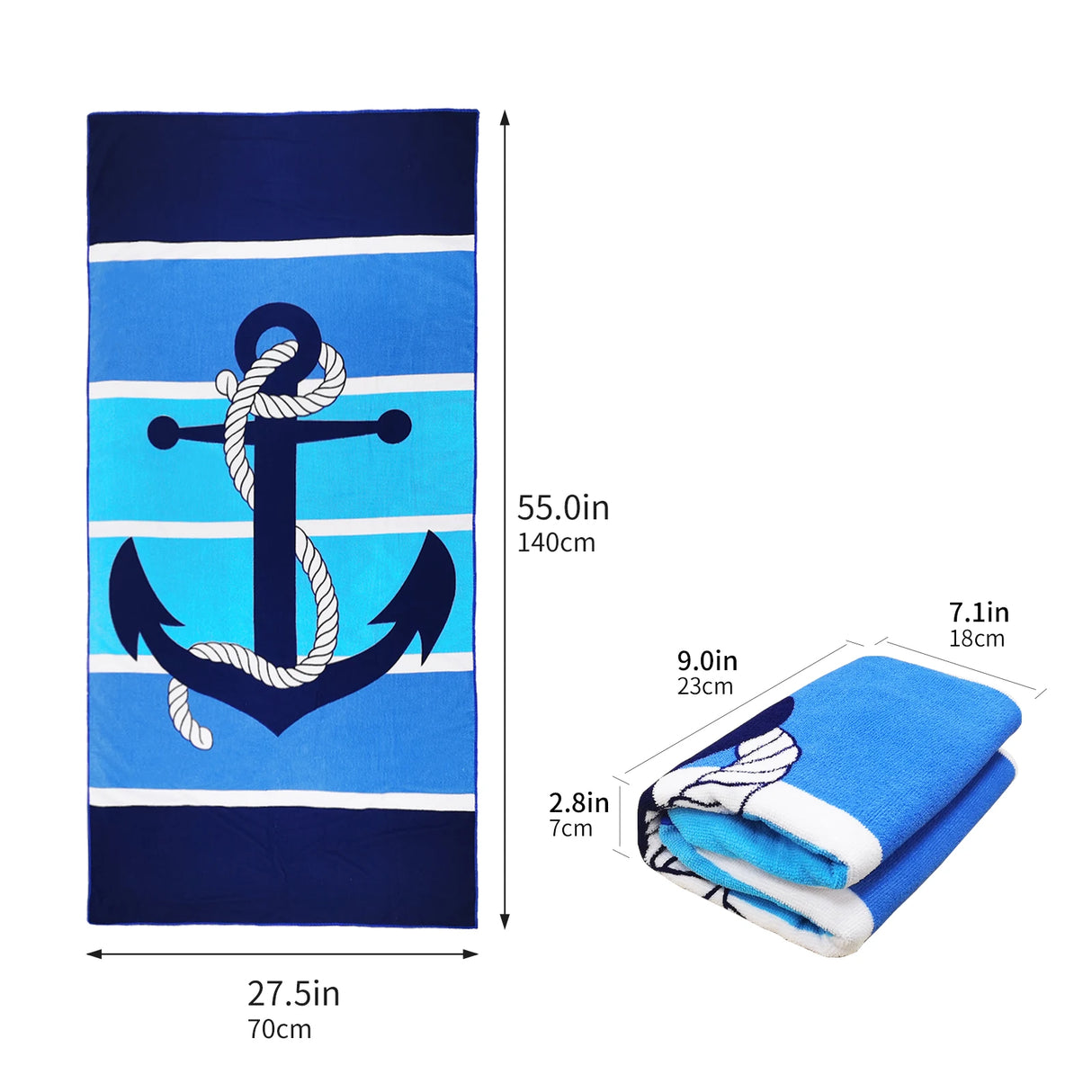 Beach towel - MUTAO Microfiber hairring Printed beach towel