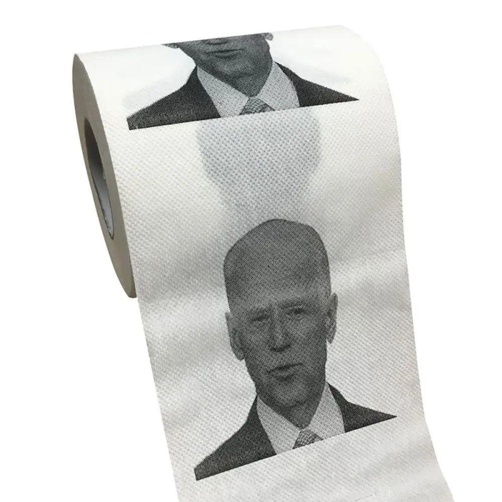 Joe Biden Pattern Novelty Toilet Paper Roll