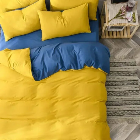 Solid Color Double Duvet Cover