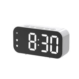 Voice Control LED Alarm Clock - Electronic Dual Alarms Table Digital Clock