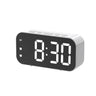 Voice Control LED Alarm Clock - Electronic Dual Alarms Table Digital Clock