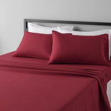 Battilo Double Bed Sheet Set - 4Pieces Bedding Set with Pillowscase