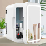 Cooseon 4L Mini Mirror Fridge, Beauty Makeup Skincare Refrigerator