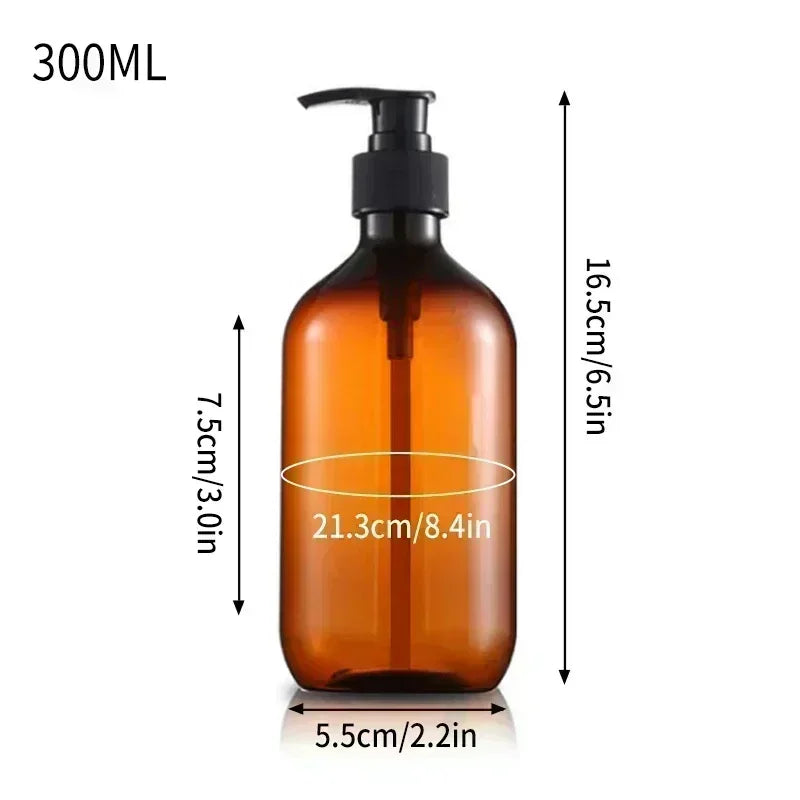 Large Capacity Refillable Shampoo Bottles