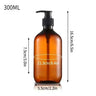 Large Capacity Refillable Shampoo Bottles