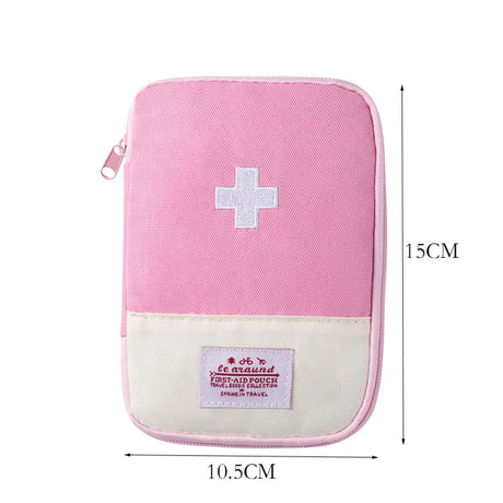 Portable First Aid Emergency Medicine Organizer