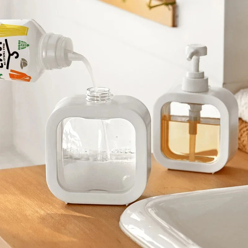 Refillable Manual Wall-Mounted Soap Dispenser