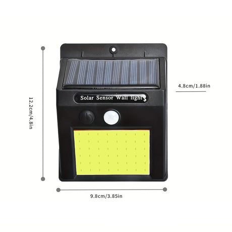 LED Wall Lights Outdoor -  Motion Sensor Solar Lamps