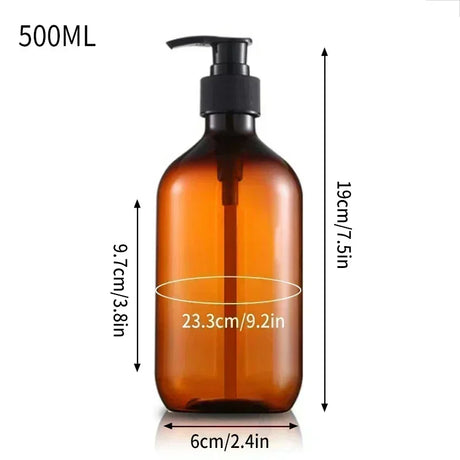 Large Capacity Refillable Shampoo Bottles