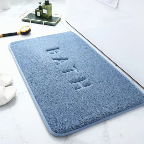 Anti Slip Memory Foam Mat - Coral Fleece Super Absorbent Floor Mat