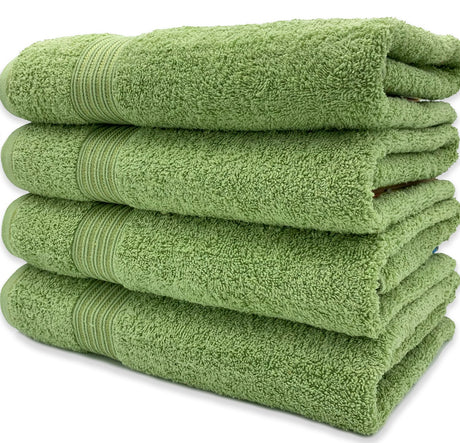 Colored Bath Towels, 4pcs Pack, Extra Soft Bath Towel Set, Premium Quality