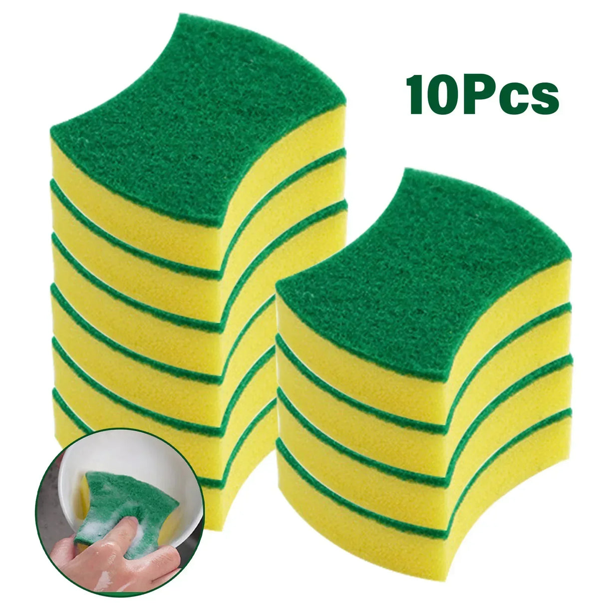 Absorbent cleaning sponges - 10pcs Highly Absorbent Cleaning Sponges Dish washing Magic Clean