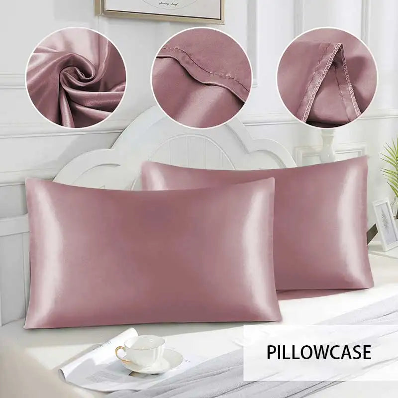 Solid Color Soft Pillowcase Cover - Bedding Pillow Cover