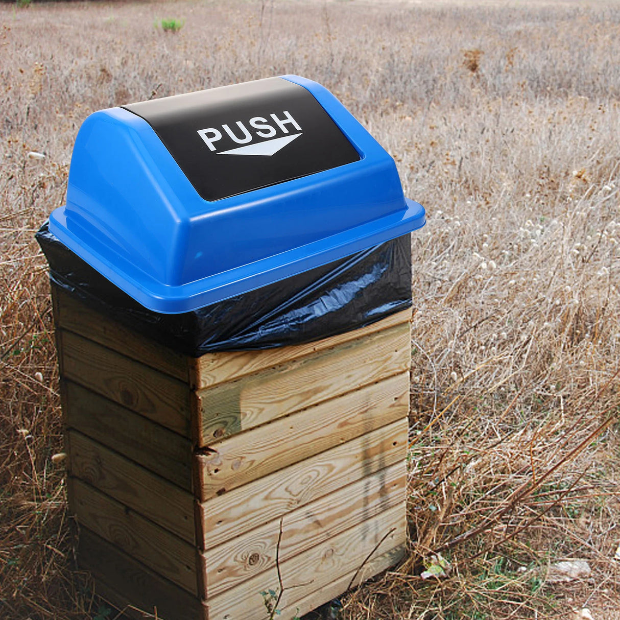 Commercial Large Trash Can with Lid