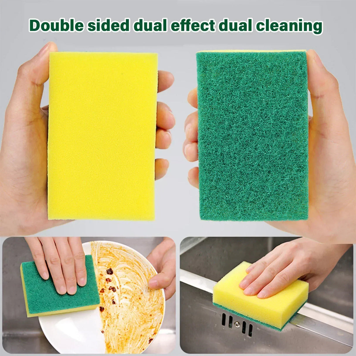 Absorbent cleaning sponges - 10pcs Highly Absorbent Cleaning Sponges Dish washing Magic Clean