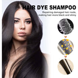 EELHOE Natural Plant Hair Dye Shampoo - 3 in 1 Hair Color Shampoo 100ml