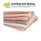 Microfiber kitchen cloth - 10pcs Microfiber Towel Absorbent Kitchen Cleaning Cloth