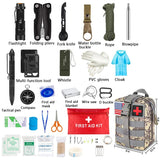 Survival First Aid Kit - Survival Full Set Molle Outdoor Gear Emergency Kits