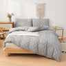 2/3pcs Luxurious Modern Tufted Duvet Cover Set