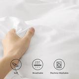 Bedsure Duvet Cover - Polyester & Rayon Derived from Bamboo Cooling Duvet Cover Set