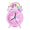 Pink Unicorn Alarm Clock with Backlight