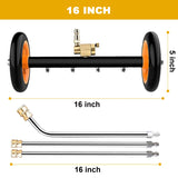 Undercarriage pressure washer 16" Pressure Washer Undercarriage Surface