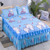 Cotton bedspread - Bedding Set Home Textile Cotton Bedspread Elastic Fitted Mattress Cover