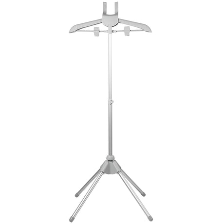 Steamer Stand with Hand-held Ironing Board - Telescopic Garment Steamer Rack