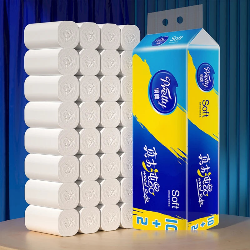 12 Rolls Toilet Paper - Full Box of Toilet Paper