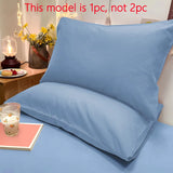 1 Piece Of Matte Solid Color Pillowcase, Bedroom Pocket Sealed Soft Pillowcase & Bedding