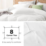 Bedsure Duvet Cover - Polyester & Rayon Derived from Bamboo Cooling Duvet Cover Set