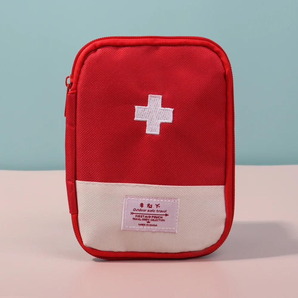 Portable First Aid Emergency Medicine Organizer