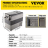 Car refrigerator - VEVOR 55L Car Refrigerator Mini Fridge Freezer