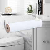 Magnetic Toilet Paper Holder with Wooden Design