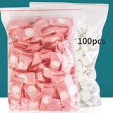 100PCS Mini Compressed Towel - Disposable Capsules Magic Face Care Towel