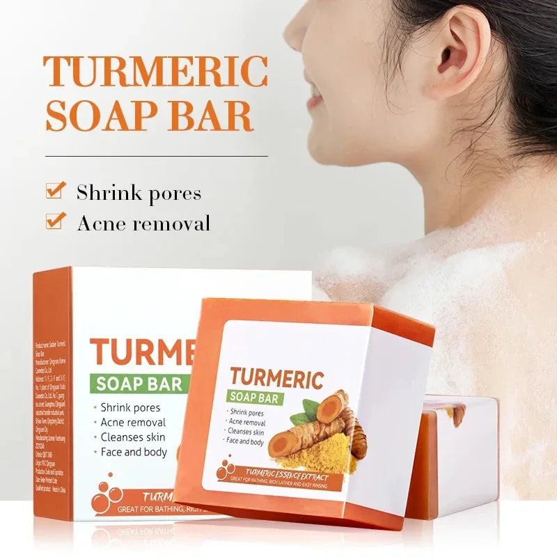 Hand-Made Turmeric Soap for Body Brightening